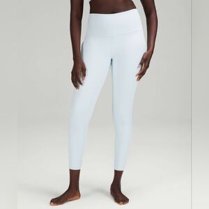 Lululemon Align Double Lined HR Pant with Pockets 25" Powder Blue